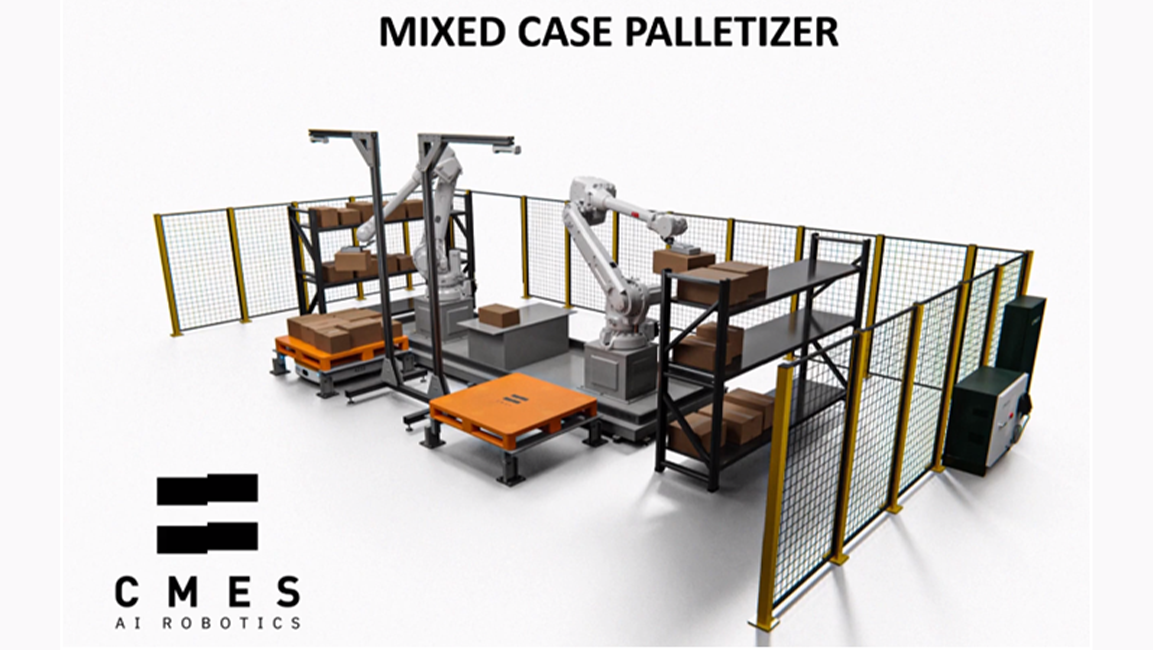 Mixed Case Palletizer - CMES I AI-Powered 3D Robot Vision CMES I AI ...